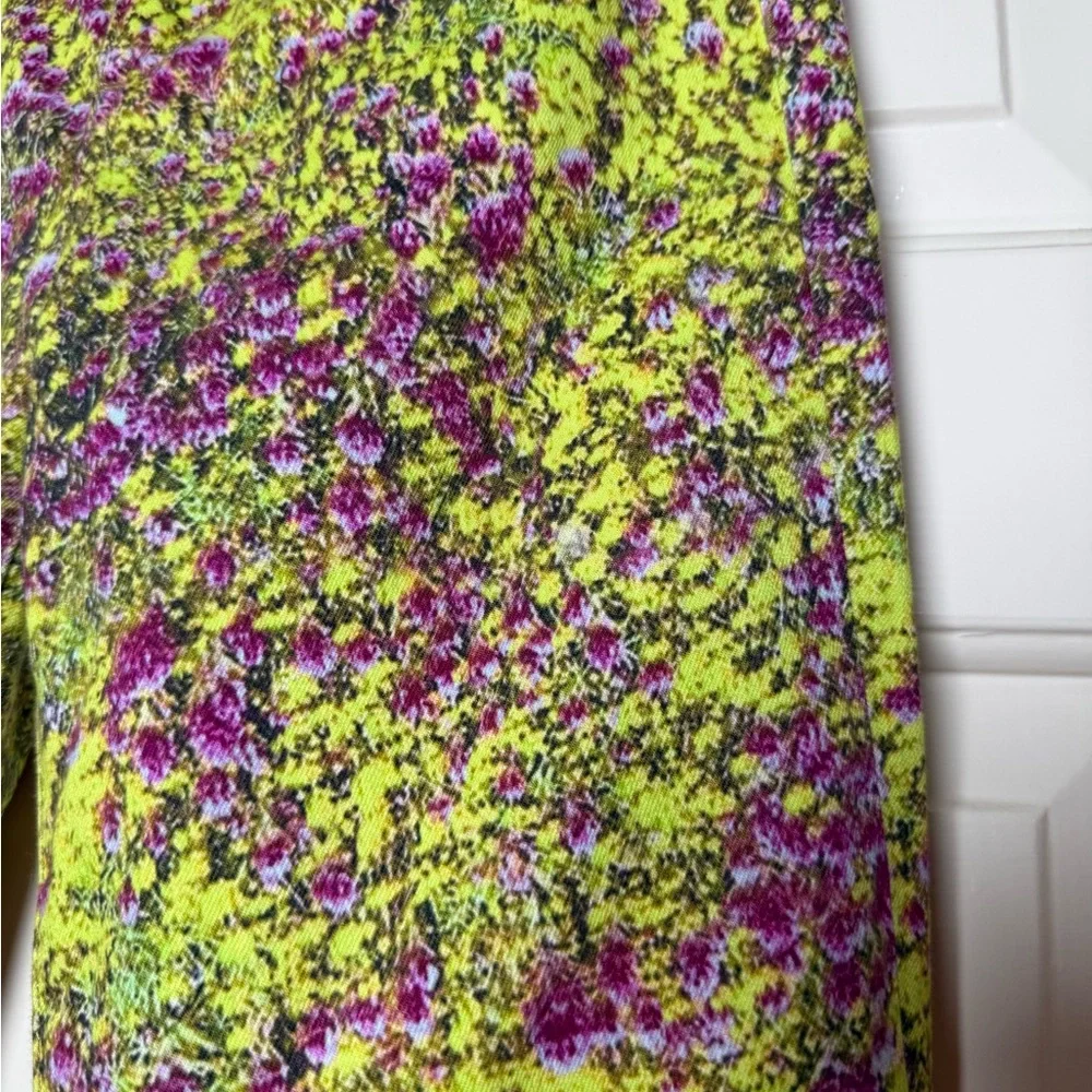 Joe's 'The Skinny' Neon Floral Stretch Denim Jeans